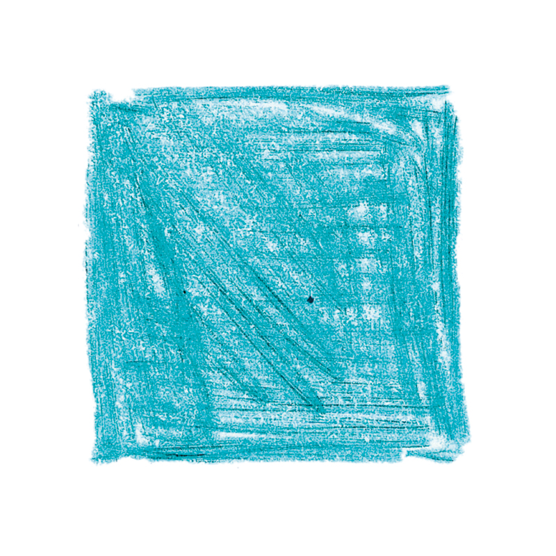 Lyra Pencils Super Ferby Lacquered Triangular Box of 12 - Turquoise image