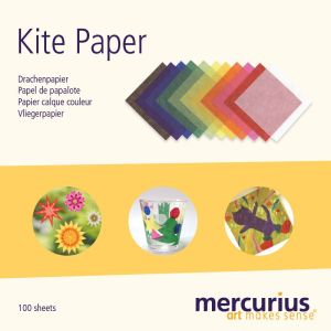 Kite Paper 16x16cm 1 Block of 100 Sheets - US Assortment