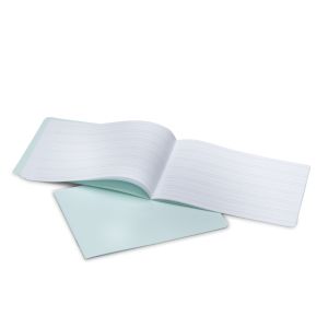 Handwriting Practice Book Black/White Lines Stapled Pack of 10 - Mint Green