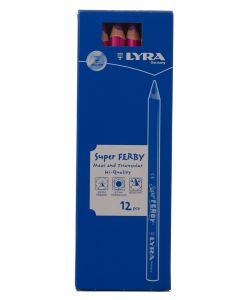 Lyra Bleistifte Super Ferby Lackiert Dreieckig Schachtel mit 12 Stück