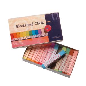Mercurius Blackboard Pastel Chalk - 12 Assorted colours